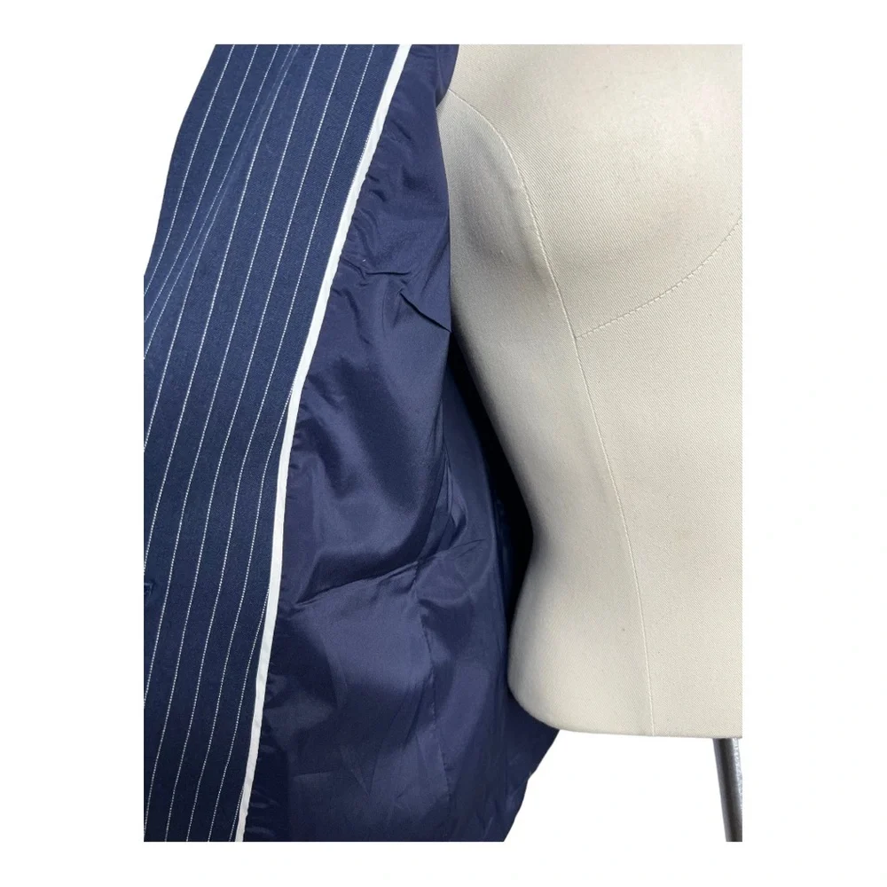 Banana Republic Pinstripe Blazer Jacket - Womens Size 8 - Picture 10 of 12